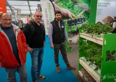 Alexandre Houlliot with Klassmann Deilman talking to some growers at the show
