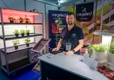 Manuel Colasse with Colasse showing the Vegeled solution