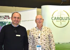 Raf Rutten and Jan Paauw from Carolus Fruit Trees.