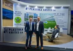 Stelios Apostolakis and Dimitris Doukas from Plastika Kritis. They've noticed the market picking up in recent months.