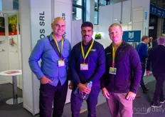 From Australia, the Flavorite team came: Sam Kisvarda and Jim Madden. In the middle, Raajdeep Dhalieal from SMD Farms.