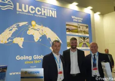 Idromeccanica Lucchini, with over 75 years of history in advanced solutions for greenhouse cultivation. At the booth, we met Vittorio Genualdi, Matteo Lucchini, and Cesare Ghezzi.