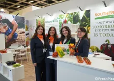 Female faces at the booth of the Italian seed company Southern Seeds: Anna Lisa Di Benedetto, Giada Ignaccolo, Agnese Cassibba, and Giuditta Cassibba.