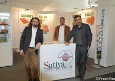 Sativa Seeds, professional seeds. In the photo: Fabrizio Garzani, Luca Pistocchi, and Enrico Morgagni.