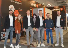 Gearbox Innovations with, from left to right, John Duijnisveld, Ilona van Waveren and Thomas Wennekers, Ab van Staalduinen, Raymond van den Berg, and Harm van Adrichem. John, Ilona, and Thomas are new faces at the company, which is no longer a startup.