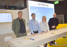 Mike Onrust, Roeland de Jong, Marloes Westgeest, and Raymond Mengerink from Vattenfall