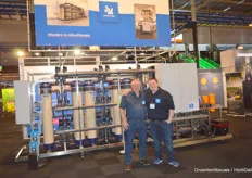 Jochum and Finch Genuit from Mienis Water Purification. Business is going well, they are almost in need of expanding their premises!