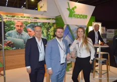Timo Bodemann, Arjan van der Klaauw, and Stephanie van Heijningen from Ridder. Timo: "Our SmartDrives simplify and accelerate the labor- and time-intensive installation process of air and screen motors in the greenhouse construction. This is all thanks to the ingenious digital limit switch and integrated position feedback." 