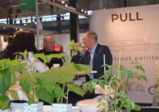 Piet Mertens from Pull Rhenen had a visit from Klaas Limburg from IJsselgrow.
