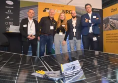 SolarNRG, claiming to be 'the most experienced solar panel installer,' now also supplies systems for water basins with the help of a substructure from Connectum, which also had its own booth at the fair.