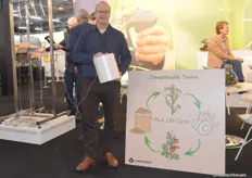 Jos Lemmens from Lankhorst Yarns sees that Belgium is further ahead with biodegradable horticultural yarn than the Netherlands. Is PLA horticultural yarn the future or is it already the present? According to Jos, it's the latter.