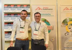 Simon Grimaud and Laurent Chauvine from Anjou Automation, their goal is to extend their business in Mexico.