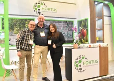 Ludo van Boxem, Frank Combee and Ariana Sudario from Hortus Supplies, they deliver everything growers need.