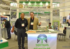 Enrique Munoz and Gerardo Montiel from Textiles Agricolas.