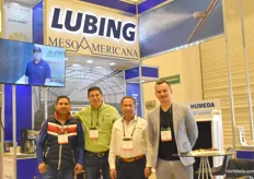 Jaime Lara, Enrique Deniz, Luis David and Alexander Eugen from the German company Lubing, who also have their branch in Mexico.