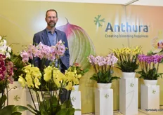 Marco Knijnenburg  from Anthura, creating blooming happiness.