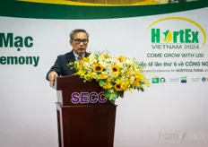 Ong Nguyen Nhur Cuong had a welcome speech