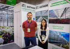 Asthor Agricola is active globally and also the Vietnamese market offers good potential for this Spanish greenhouse builder. In the photo Gustavo Perez and the translator Han Yum Pham 