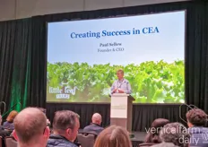 Paul Sellew's (Little Leaf Farms) key note at the first day of the show
