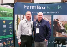 Chris Michlewicz and Joseph Cammack with FarmBox Foods are very excited about their mushroom- and fodder farms in which they are seeing a growing demand