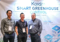 Ketut Putra, Kenneth Tran and Tony Padgett with Koidra were all about AI in greenhouses
