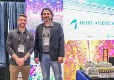 Jacob Palombo and Chris Higgins with HortAmericas were proud to highlight their latest partnership with AcuityBrands 