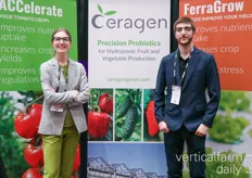 Danielle and Matthew Rose with Ceragen have been excited to share about their strawberry- and tomato trials that have been kicked off last year.