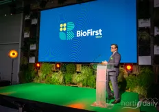 He announced the new group name BioFirst
