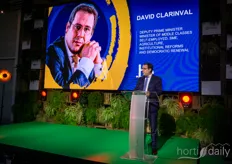 Deputy Prime Minister David Clarinval,