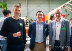 Biobest colleagues: Kris Fivez, Sergio Corillo Munoz, Herman van Mellaert