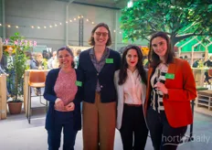 Soraya Franca, Mara Legein, Jelena Prsic, and Samne Torfs, Bioworks team
