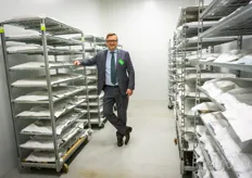CEO Jean-Marc Vandoorne in one of the new climate cells