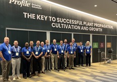 ... and the rest of the Profile team, with the promotion at the show entrance