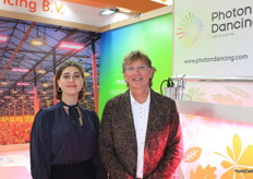 Irem Tumay and Wilco Verkuil with Photon Dancing, for the first time at the Gorwtech. Showcasing the IR-PAR LED lamp. This lamp is unique because of its ability to produce heat and light in the same lamp. The two can be used together or separately.