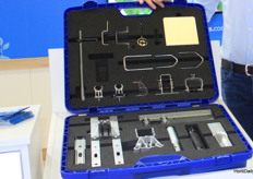 The ValkPoly+ system. A suitcase with a complete screen system for the poly greenhouses.