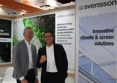 Hugo Plaisier and Farid Ellakany with Svensson