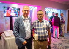 Alex van Os, Grodan, with Shashi Jha, Abbey View Produce