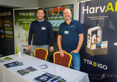 Ben Pieterse and Renko Schuil, TTA-ISO, showing harvesting and grafting solutions