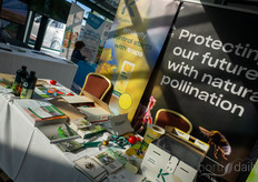 The Koppert booth showed polination and whitefly control-