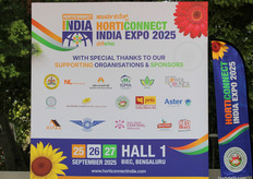 The key organizations and sponsors behind the success of HortiConnect India Expo 2025.