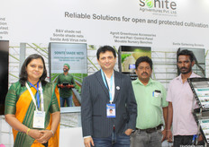 H.M. Shobha and the team from Sonite Agriventures.