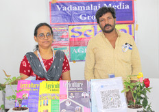 Latha R and P Mayavan of Vadamalai Media Group.