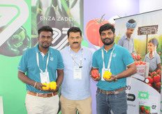 Ananda, Anil Kumar and Joyaprakash of Enza Zaden India.