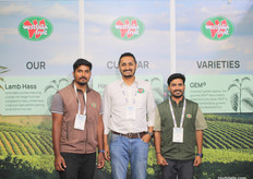 Westfalia's Nursery representatives Abhishek B, Akash A and Kariappa I S.
