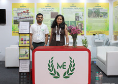 Pramesh K.H. and Varsha Rao of Madhuvarsha Enterprises.