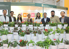 Rashmi Attavar and her team from Indo-American Hybrid Seeds capture a moment together following an intense day of meetings.