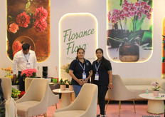 Pooja and Shubha of Florance Flora, a founding company behind the show’s planning, co-exhibited with their breeder partners KP Holland and Anthura.