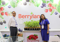 Ambrish and Tanvi of Parth Farms showcased their premium blueberry and raspberry saplings.