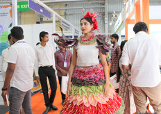 Another flower girl drew smiles and attention.