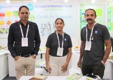 Ram, Rashmi and Veeresh of Orbi Seeds International.